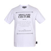VERSACE JEANS 范思哲 男士白色棉质LOGO短袖T恤 B3GUA7TF 30171 003 商品缩略图0