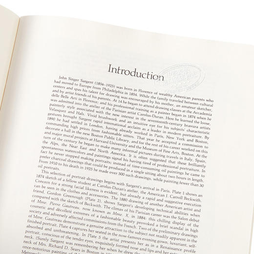 【中商原版】Sargent Portrait Drawings 进口艺术 萨金特的42幅肖像画 商品图3
