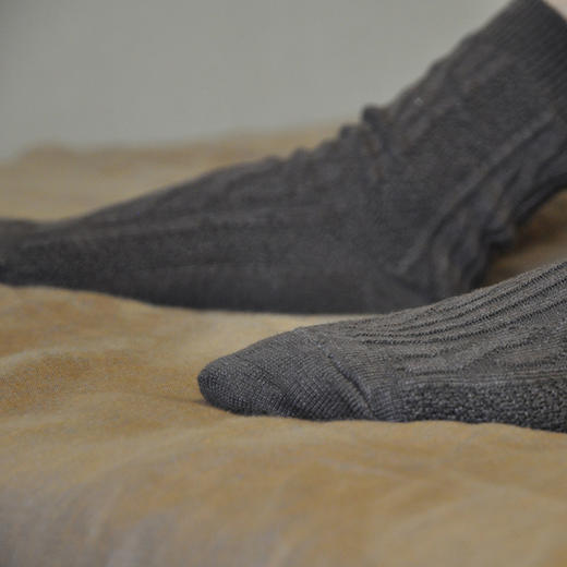 麻+hempfield大麻袜青褐 3双装 商品图3