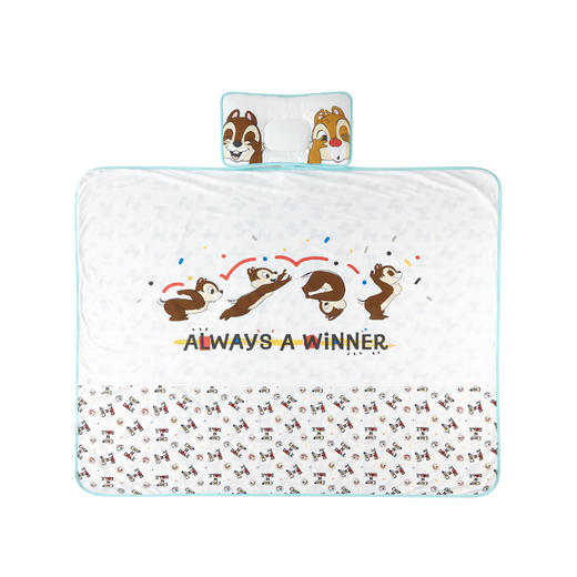 英氏婴儿春夏季薄款小被子定型枕2件套装空调盖被YEBZJ11003A01 商品图3