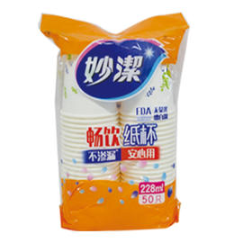 妙洁纸杯特惠装50只