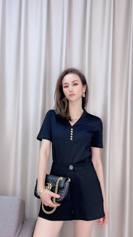 女V领短T13306 商品图2