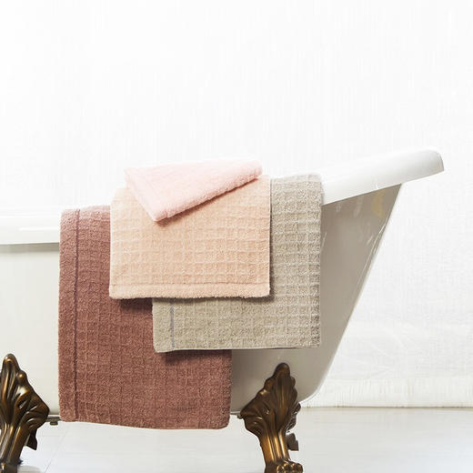 【多样屋专柜】莫兰迪抗菌浴巾+面巾组合/水蓝/T 商品图2