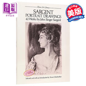 【中商原版】Sargent Portrait Drawings 进口艺术 萨金特的42幅肖像画