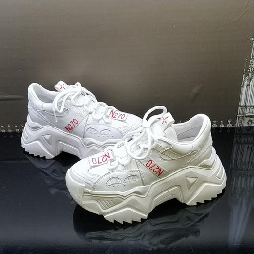 LFGJ 2251 春季潮流休闲数字超轻厚底老爹鞋 商品图5