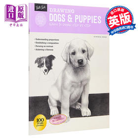 【中商原版】如何绘画系列：狗 英文原版 Drawing: Dogs & Puppies: Learn to draw step by step (How to Draw & Paint) 素描技
