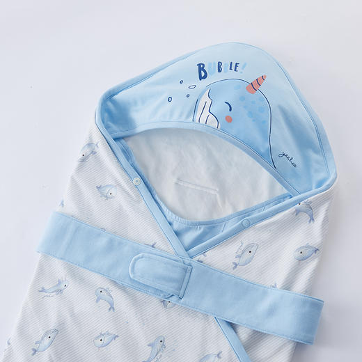 英氏婴儿抱被 男女宝新生儿春夏薄款舒适柔软抱毯YEBAJ21005A01 商品图1