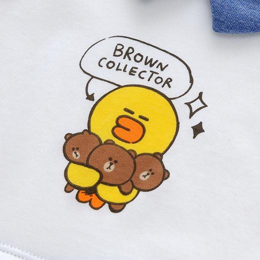 英氏婴儿短袖连体衣宝宝哈衣拼接卡通哈衣可爱爬服YRHBJ21601A01 商品图2