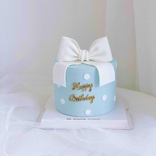 蓝白｜翻糖蝴蝶结 商品图1