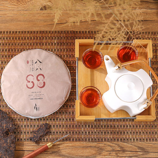 普洱熟茶礼盒 云南大叶种乔木茶 八八熟茶357g 商品图2