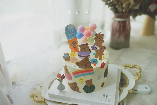 ins小熊贴纸主题蛋糕 商品图2