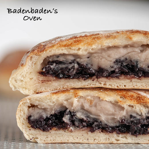 紫米芋泥软欧T55【鲁邦种天然酵母，健康饮食推荐】 商品图1