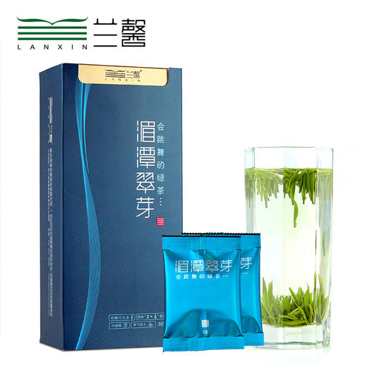 兰馨 明前湄潭翠芽贵州茶叶60g 绿茶时尚礼盒装 小包装携带方便 商品图0