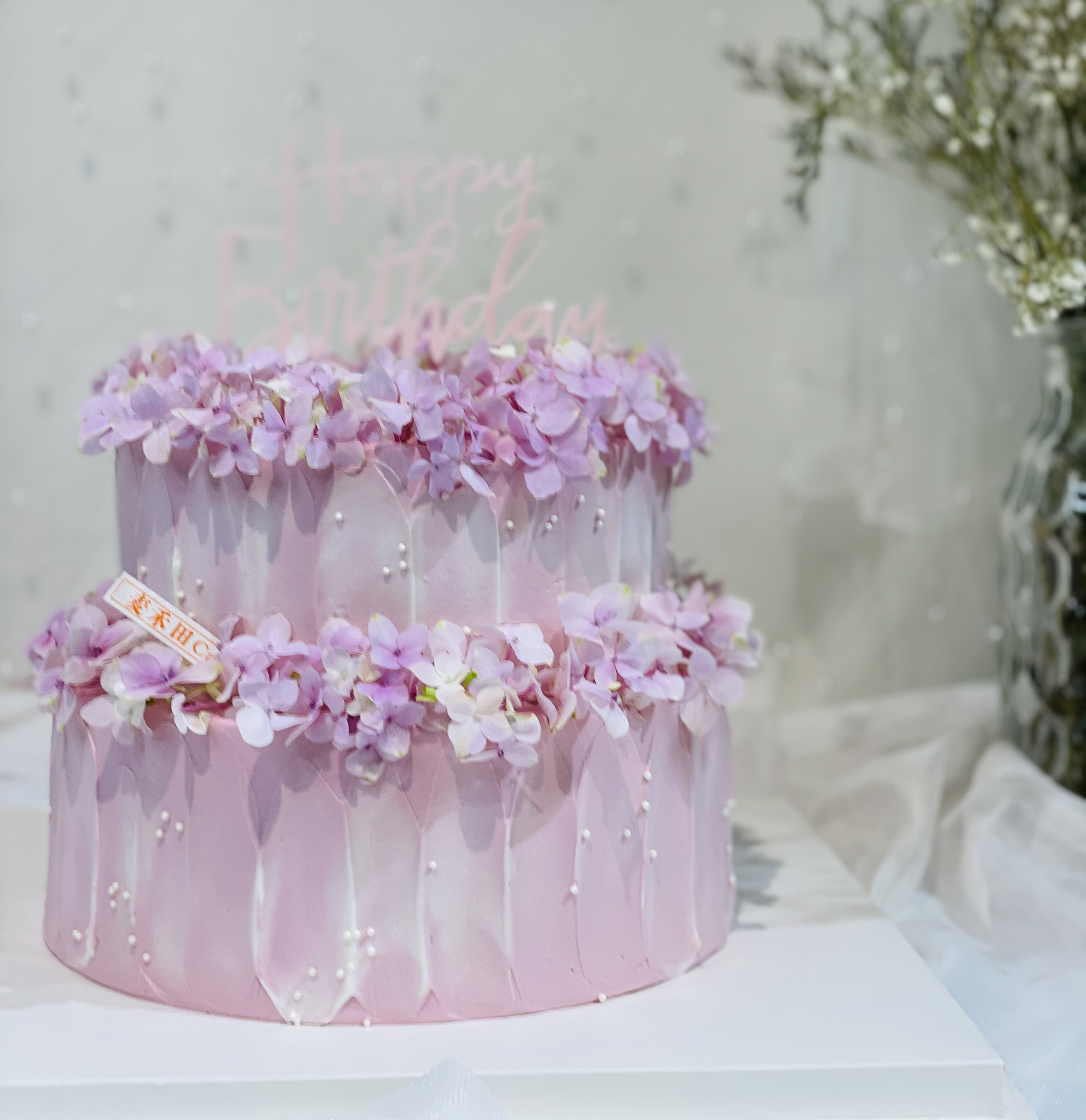 绣球花艺（送给母亲的爱，选择动物奶油更健康）