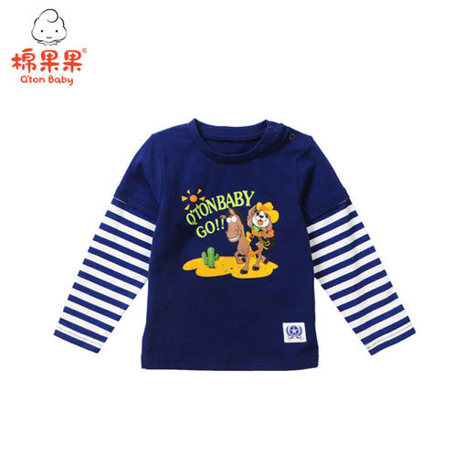 棉果果春秋款男童长袖T恤M112140218076 商品图0