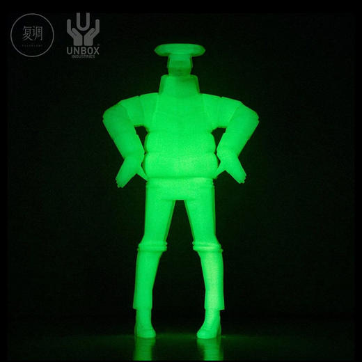 Unbox B boy 夜光版 TAKU OBATA SOFB BOY 搪胶 限定 潮流玩具 摆件 商品图0