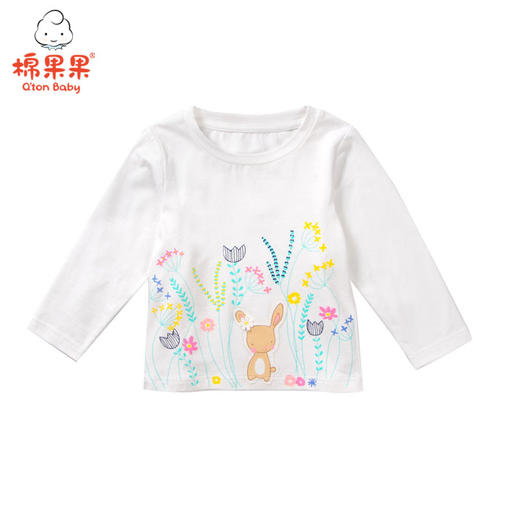 棉果果春秋款女童套头T恤M122140218107 商品图2