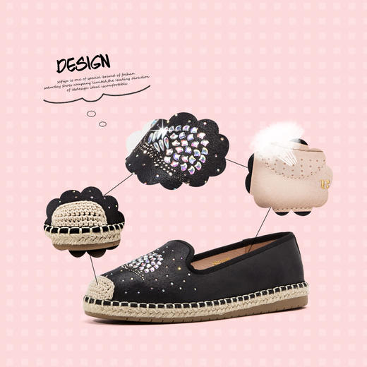 商场同款 | Safiya索菲娅浅口平底圆头渔夫鞋女2019春秋单鞋SF91111053 商品图2