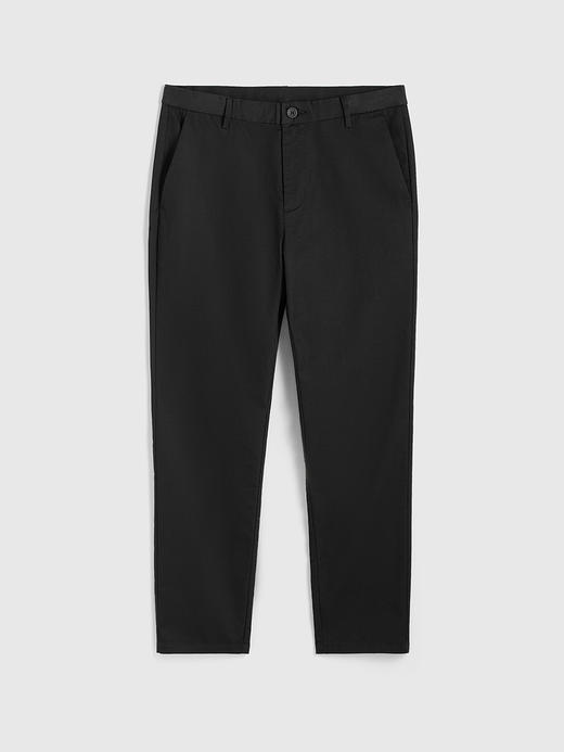 班尼路春季新款九分裤男秋季新款修身长裤潮流黑色复古休闲裤 商品图3