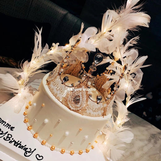 白色羽毛皇冠仙女款 商品图0