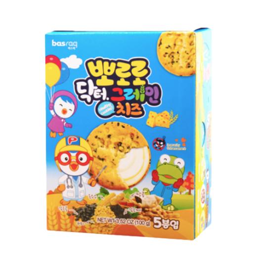 啵乐乐 谷物饼干芝士味100g  商品图0