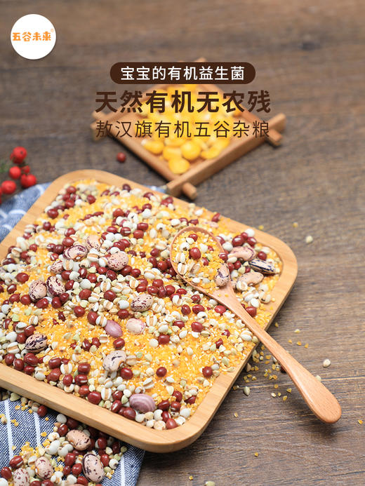 【五谷未来】敖汉旗有机五谷杂粮，5种粗粮，粗细搭配（3包起拍） 商品图6