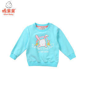 棉果果春秋款女童圆领卫衣M122180218109