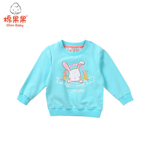 棉果果春秋款女童圆领卫衣M122180218109 商品图0