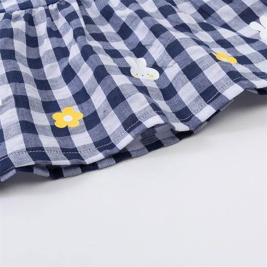 贝贝怡女宝宝拼接假两件小清新七分裤短袖分体套装212T2247
 商品图9