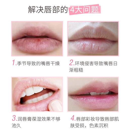 兰芝 草莓睡眠唇膜3g（小样） 商品图1