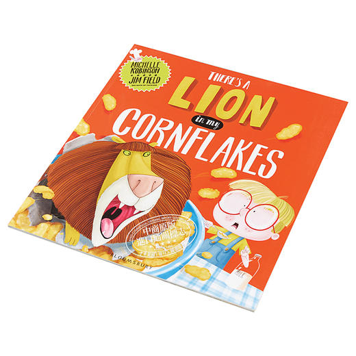 【中商原版】Jim Field：There's a Lion in My Cornflakes 玉米片上的狮子 低幼亲子故事绘本 平装 英文原版 商品图2