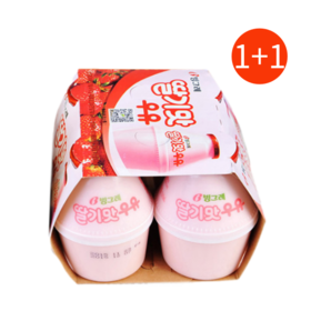 【1+1】宾格瑞 草莓鲜奶240ml*4 [中]【1+1】빙그레 딸기맛 우유240ml*4