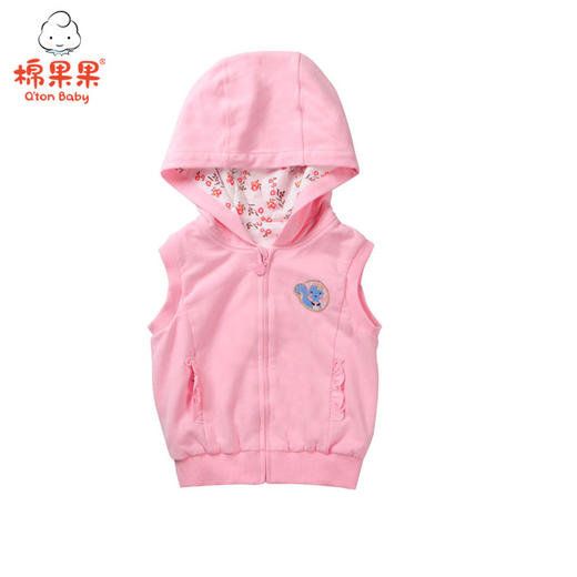 棉果果春秋款女童马夹M122171218063 商品图2