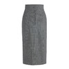 VIMAGE纬漫纪夏季新款通勤显瘦高腰格纹排扣包臀半身裙女裙VA2106101 商品缩略图3
