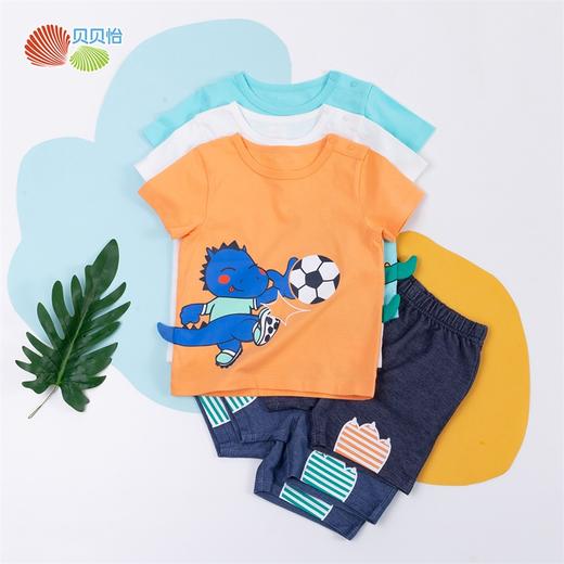 贝贝怡男童上衣短裤两件套套装212T2276
 商品图4