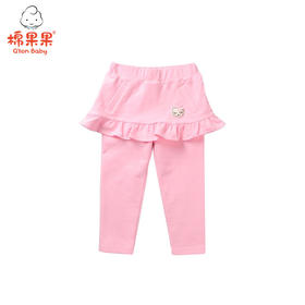 棉果果春秋款女童小毛圈打底裙裤M122206218068