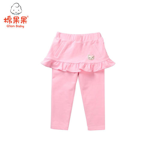 棉果果春秋款女童小毛圈打底裙裤M122206218068 商品图0