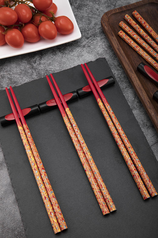 五双五架惊艳绝伦高端送礼家用筷子200 商品图9