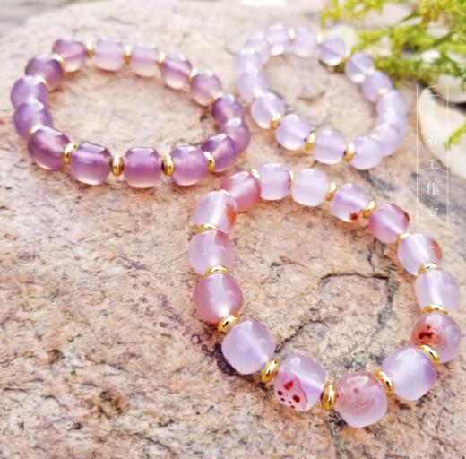 天然玉髓路路通手链 商品图7