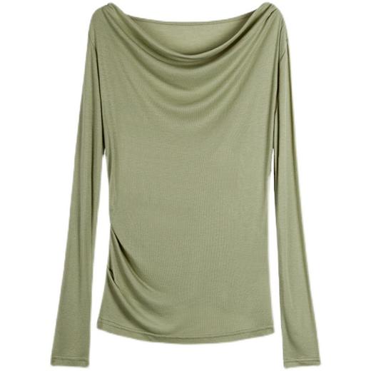 裁缝学苑AG139 一字荡领打底衫纸样女装衣服上衣样板打版裁剪版型 商品图4