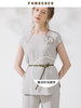 famecoco范可儿时尚套装女夏季轻熟休闲裤子两件套F213EB001 商品缩略图2