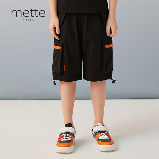 【童装工装裤】夏新品男童直筒工装裤时尚多口袋薄款五分中裤 商品图0