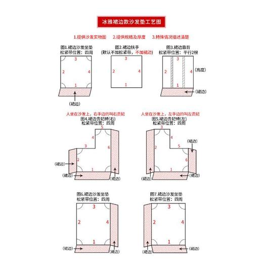 【凉席】冰丝夏凉垫定做贵妃夏天皮沙发夏季沙发垫凉席藤席坐垫 商品图3