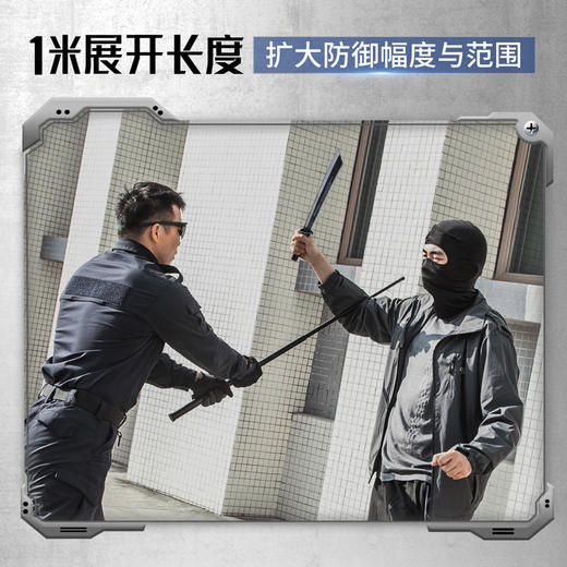 纳丽德（NEXTORCH）39英寸快客四节勤务棍伸缩机械棍车载防狼武器甩棍防卫棍 商品图2