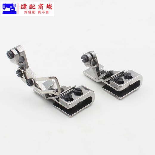 四线打折缩皱压脚 拷边机配件锁边机四线压脚打折缩皱压脚双层打折压脚打邹起皱 商品图5