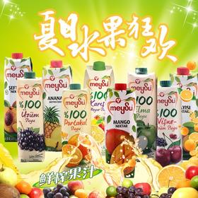 土耳其梅苏果汁系列饮料1L 聚会野餐出游必备 024527/024528/024529/024530