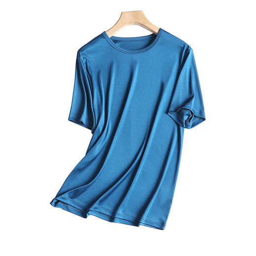 日本进口三醋酸T恤女短袖宽松T恤 圆领/V领 210206 商品图9