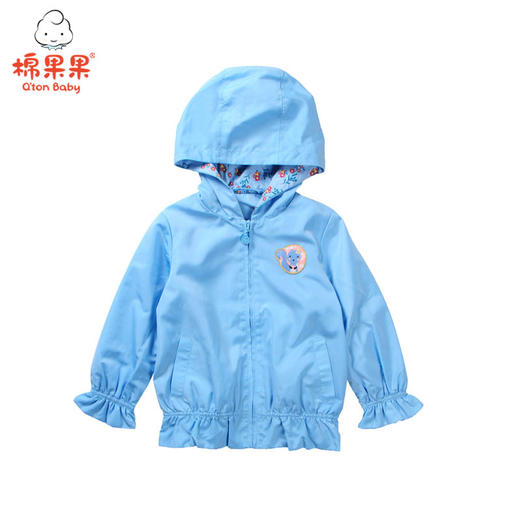 棉果果春秋款女童涤纶汗布长袖外套M122100318066 商品图0