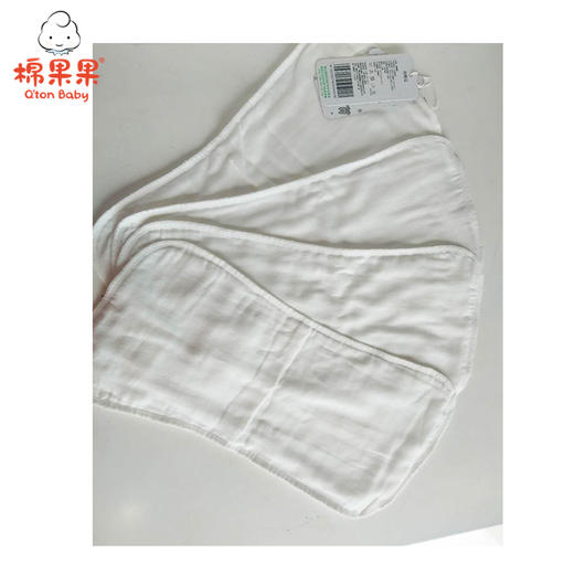 棉果果新生儿纯棉纱布 尿布（4条装）36*18cm M105530218052 商品图0