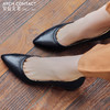 安启美奈春款真皮高跟鞋羊皮舒适浅口单鞋百搭套脚小皮鞋 商品缩略图0